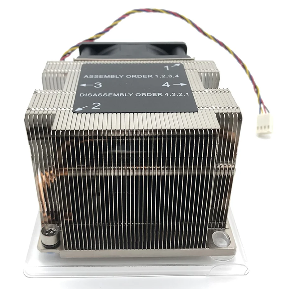 COOLSERVER S82 Disipador CPU 4 Tubos de Cobre 2U Intel LGA3647 - imagen 2