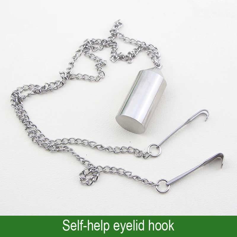 Eye bag self-help hook beauty pull hook stainless steel ophthalmic instrument double eyelid tool