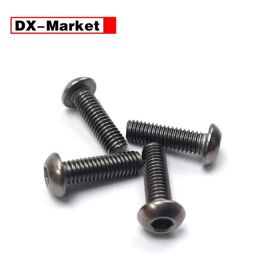 m2.5 m3 m4 m5 m6 Titanium Bolt Kit , Titanium Hex Socket Button Head Screw , E018