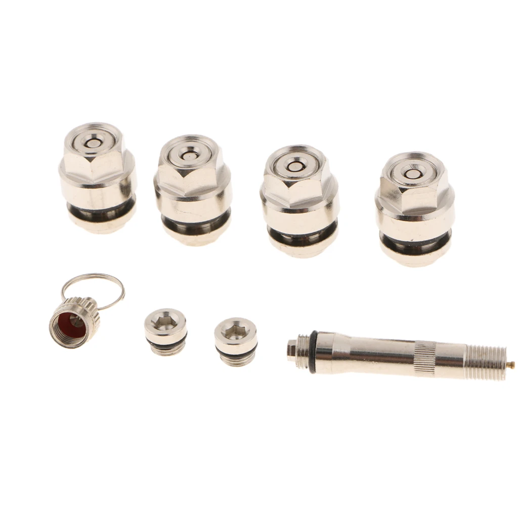 7pcs / Set Concealed Valve Stem Wheel Valves | Metal / Invisible Valves