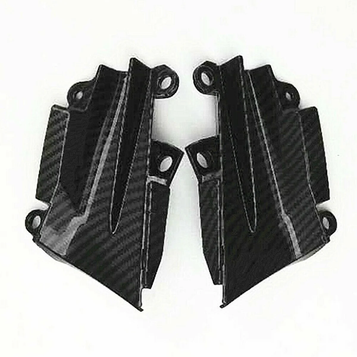 

Carbon Fiber Pattern Front Air Intake Ram Insert Trim Panel Fairing for Z1000 2014-2016