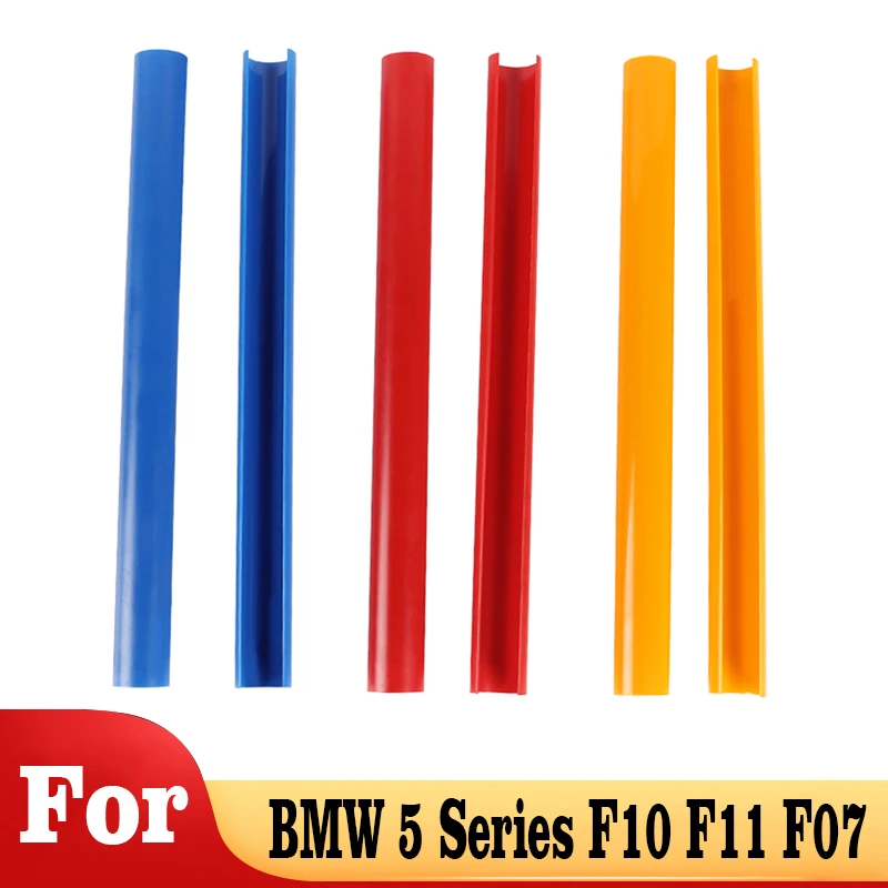 

Car Front Grille Trim Strips Cover For BMW 5 Series F10 F11 F07 2000-2020 Sport Strip Frame Decorations Stickers Accessories