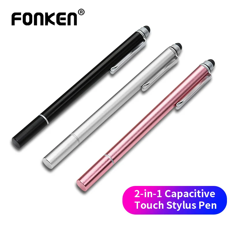 

FONKEN Stylus Pen For Phone 2in1 Capacitive Pen Touch Pen Tablet Surface Pen For Drawing Screen Stylus For Samsung Xiaomi Laptop