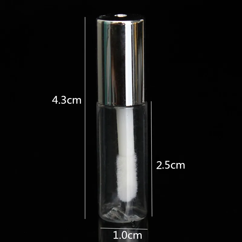 50-500pcs 1.2ml Empty Lip Gloss Tube Container Clear Lip Balm Tubes Containers Mini Lipstick Refillable Bottles Lip Gloss Tubes