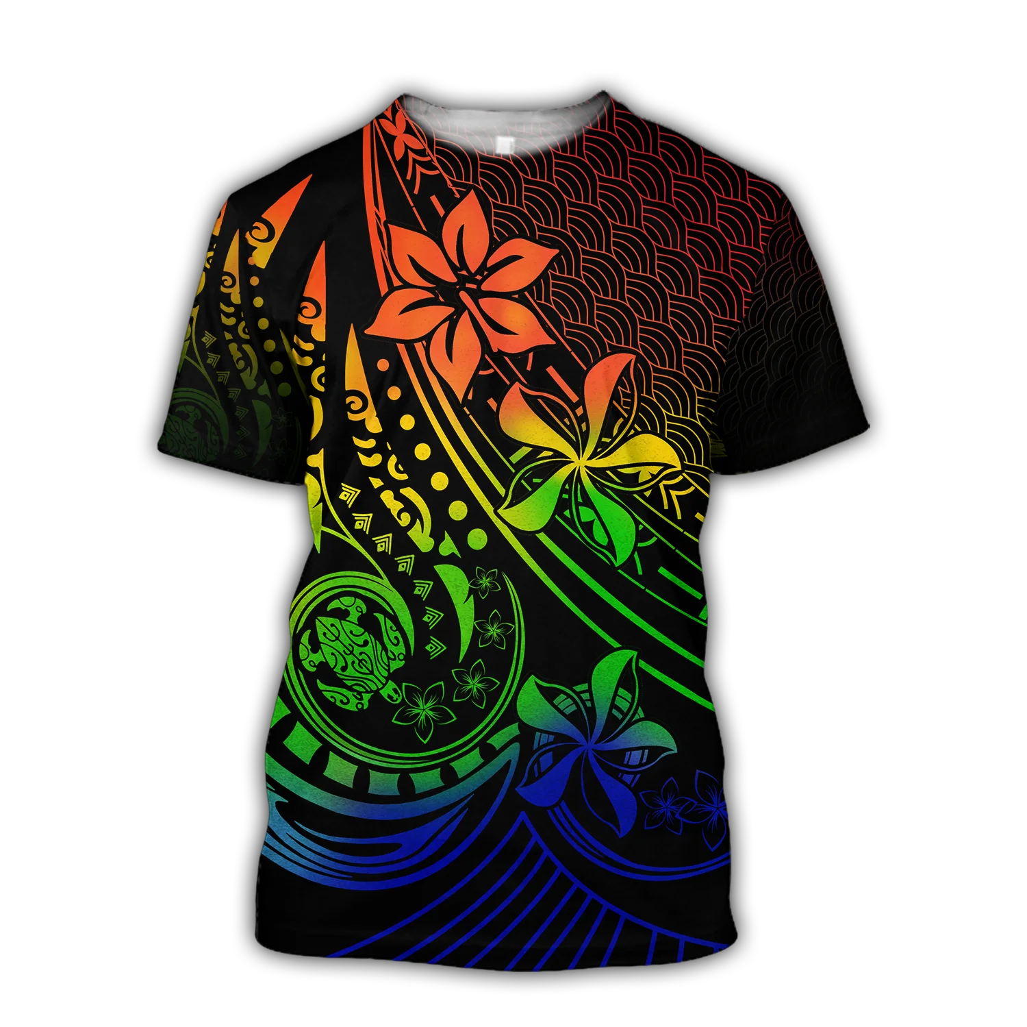 Pohnpei Polynesian Tribe Turtle Tattoo 3D Printed Men t shirt Summer Fashion Harajuku short Sleeve Tee shirts Unisex tops TX-2 image 5