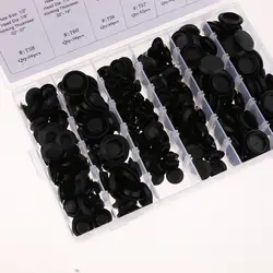 305 Pieces 6 Kinds Rubber Snap-In Blanking Plug Body Hole Bungs Stopper Kits Rubber Snap In Blanking Plug Car Mouldings Trim