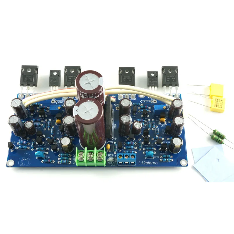 L12 Power Amplifier Board Finished Board Dual Channel Field EFfect tube Output With Rectifier Filter VER2