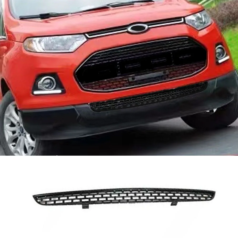 Modified For Ecosport Grill Mesh For Ecosport 2012 2013 2014 2015 2016 Car Auto Parts Abs Plastic Front Grill Racing Grills