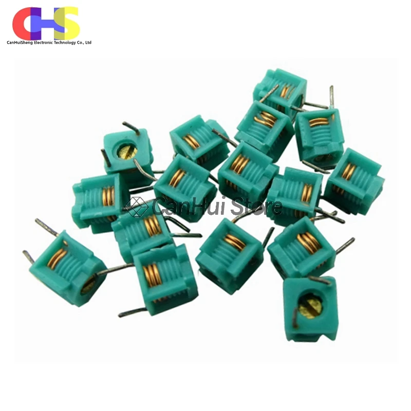 20pcs Adjustable Inductor MD0505 *5-1.5T 2.5T 3.5T 4.5T 5.5T Molded Inductor Hollow Coil Inductor Inductance 5 * 5