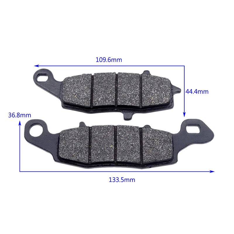 Motorcycle Replacement Part Kit Front & Rear Brake Pads For KAWASAKI ER6F EX650 ER6N ER650 KLE650 Versys 2007-2011 Z750S ZR750