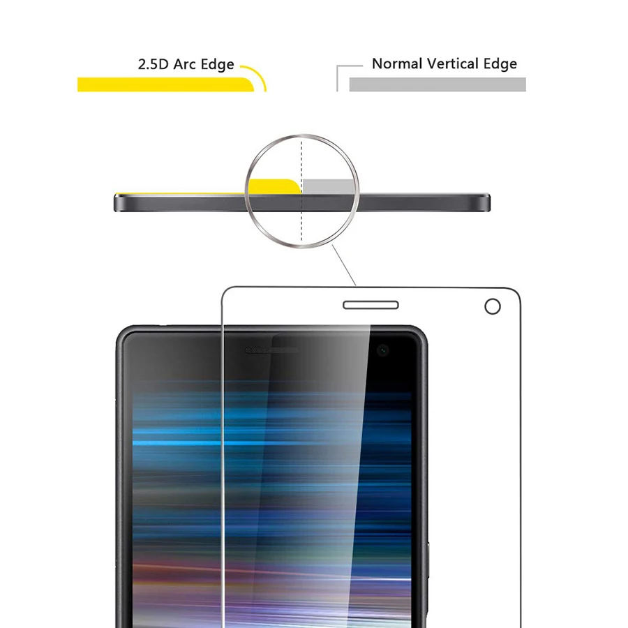 Tempered Glass for Sony Xperia 10 Screen Protector for Sony Xperia 10 Plus XA3 XZ4 1 Protective Film