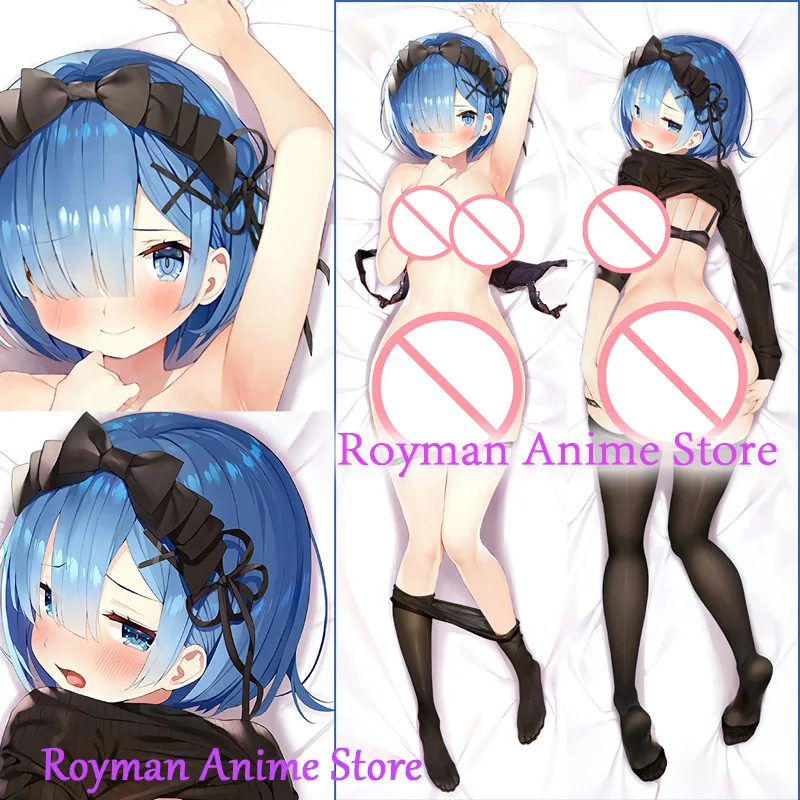 

Двусторонняя наволочка Dakimakura с принтом Rem Re:Zero в натуральную величину