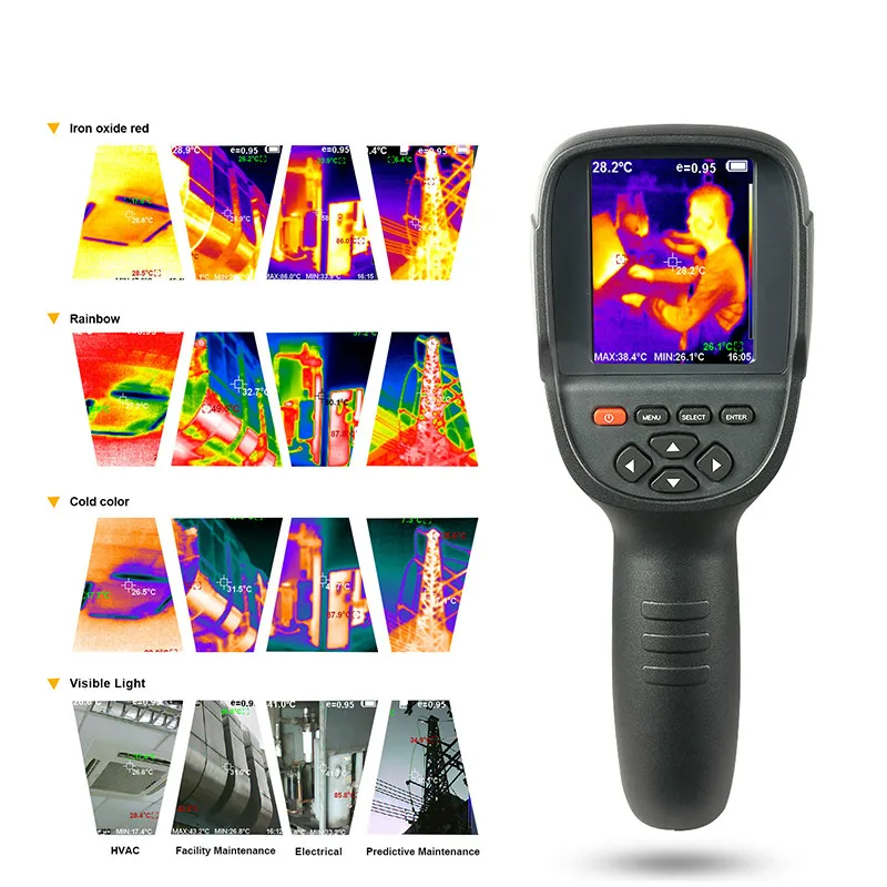 HT-18 Sell Hot Handheld Thermograph Camera Infrared Thermal Camera HT18 Digital Infrared Imager With 2.4 Inch Color Lcd Display