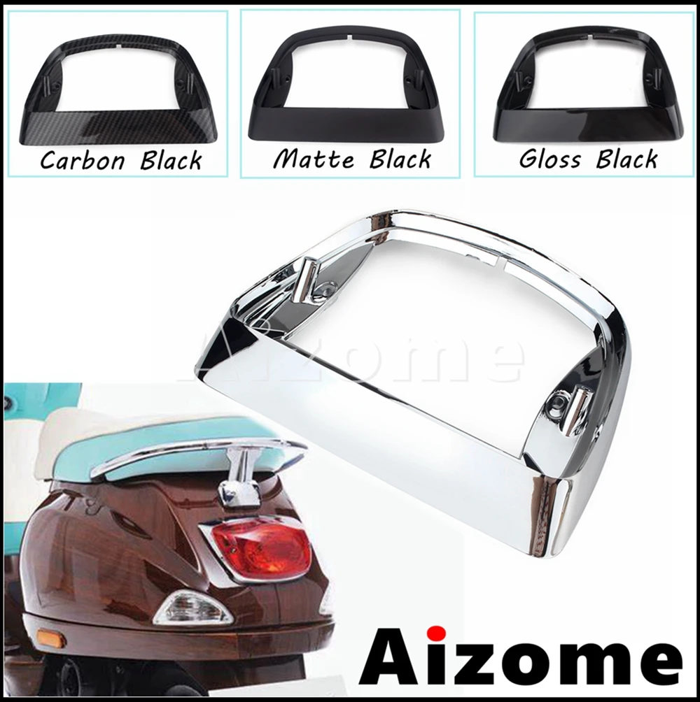 Motorcycle Tail Light Trim Frame Rear Lamp Decorative Border Cover ForLX 150 125 50 S IE E3 3V 4T 4V Scooter Taillight 2005-2014