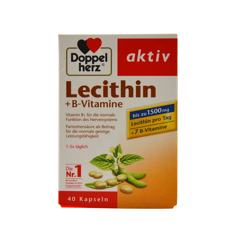 

Free shipping Lecithin B-vitamine 40 pcs