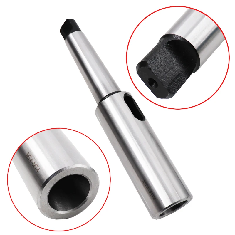 1PCS Morse Taper Extension Socket Sleeve Adapter MT1 MT2 MT3 MT4 Morse Taper Adapter Extended Reducing Drill Sleeve