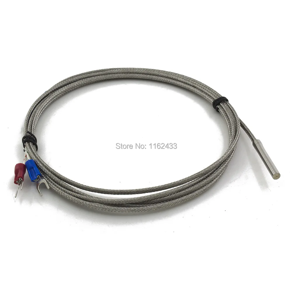 FTARP02 K E type 2m metal screening cable polish rod probe head thermocouple temperature sensor