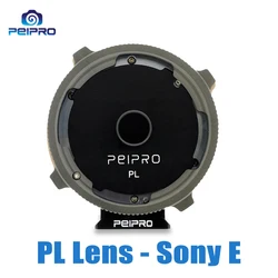 PEIPRO PL-E MF Lens Adapter Ring For PL lens to SONY E Mount Camera For A7R3 A7R4 A7R IV