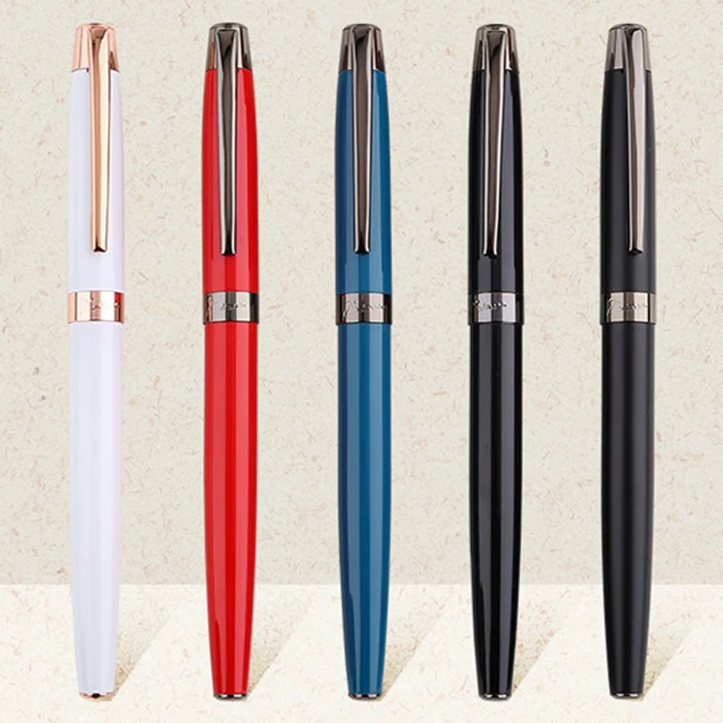 Picasso 920 Vintage Matte Black Roller Ball Pen Pimio Metal Financial Pen For Office & Home Writing Pen No Gift Box