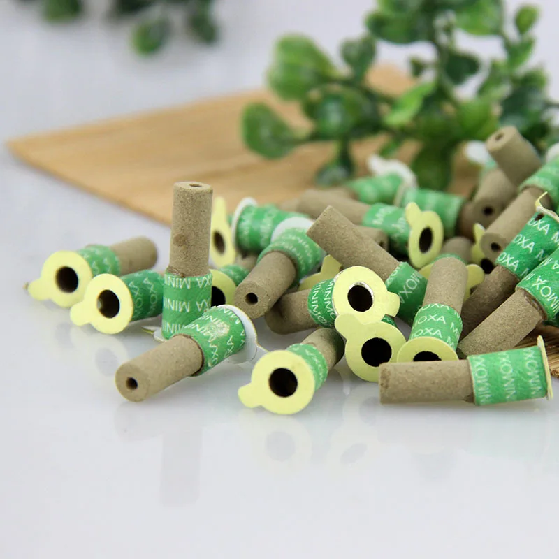 180Pcs Mini Moxibustion Sticker Moxa Stick Tube Mugwort Burner Heating Acupuntura Meridian Massage Therapy Health Care Warm Body