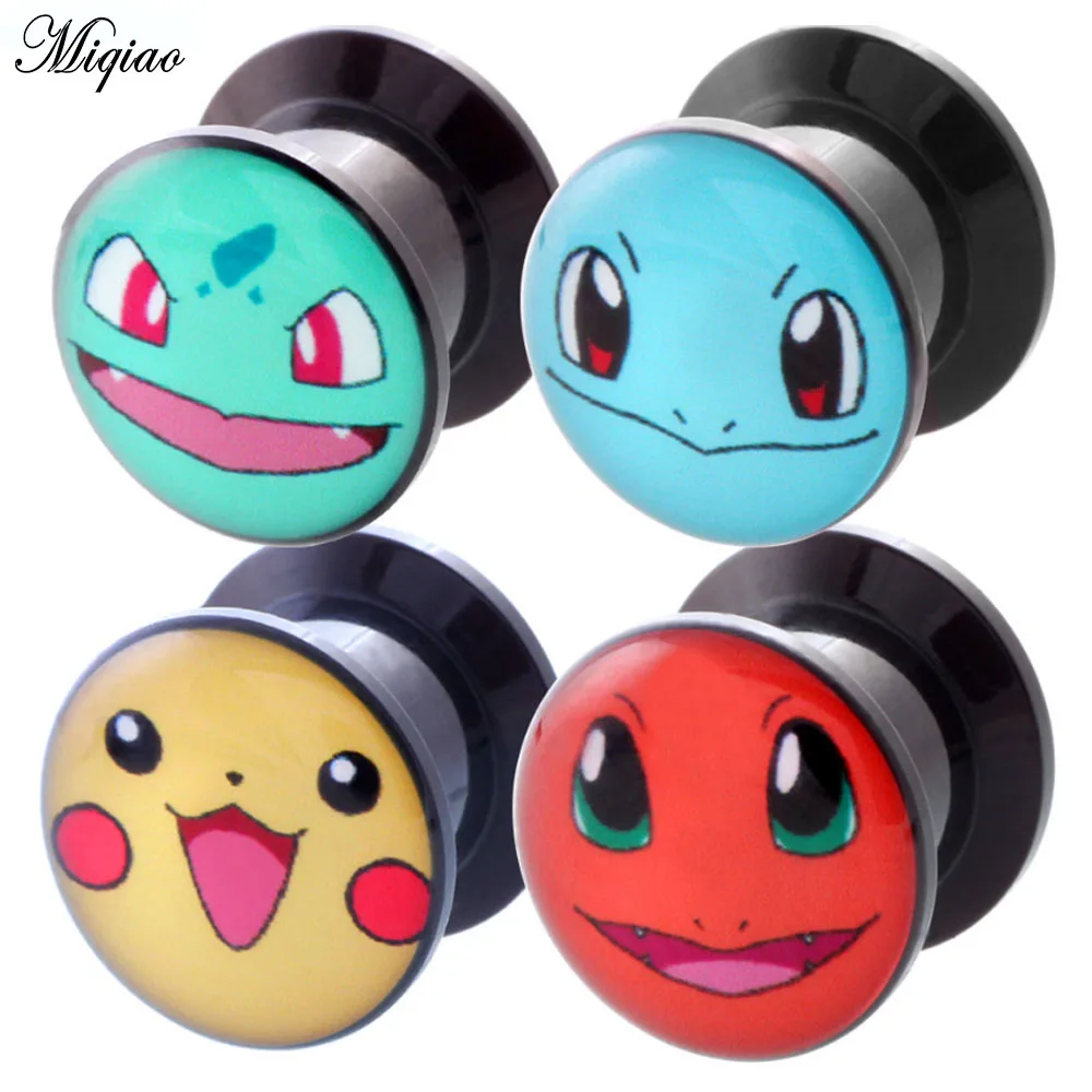 Miqiao 2pcs Acrylic Ear Plug Tunnels Screw Single Ear Flesh Tunnel Plug 6mm-25mm Ear Gauges Expander Stretcher Piercing Jewelry