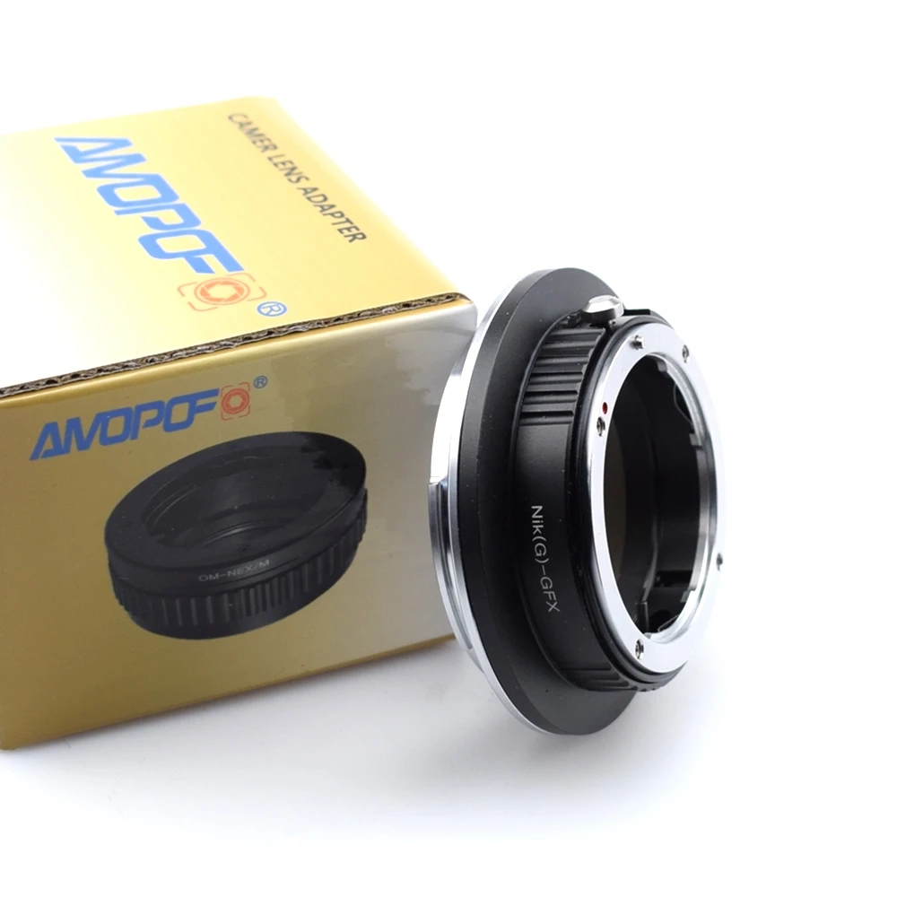 Nikon (G)-GFX Lens Adapter, Compatible with for Nikon F Mount Nikkor G-Type D/SLR Lens to Fujifilm GFX Medium Format Camera