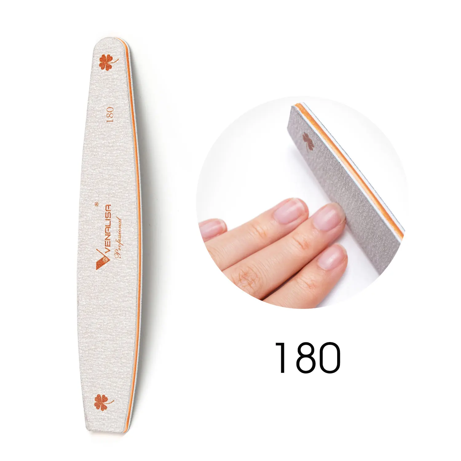 5pcs/set Nail Files For UV LED Gel Polish Manicure Nail Tool Venalisa Nail File 100/180 Double Side for Nail Design Nail Tool