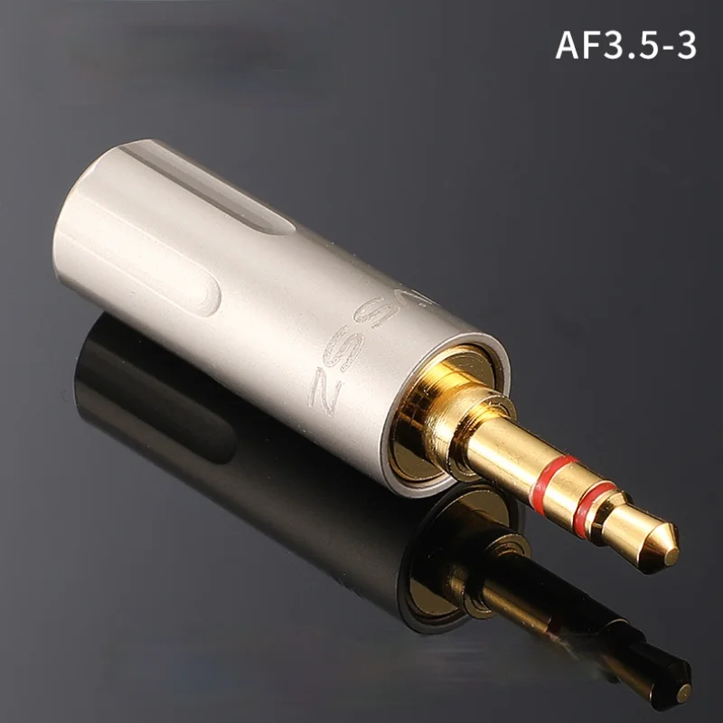 1Pcs Pearl Gold/Nickel 3.5mm Headphone Cable 4.4 Balance 2.5 Male and Female Plug Extension Welding Jack Fever accessories