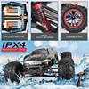 50 キロ/h 高速 1:10 リモートコントロールオフロードトラック 2.4 グラムラジオコントロール 4WD 金属ショック 45 度クライミング能力 RC カーおもちゃ 3