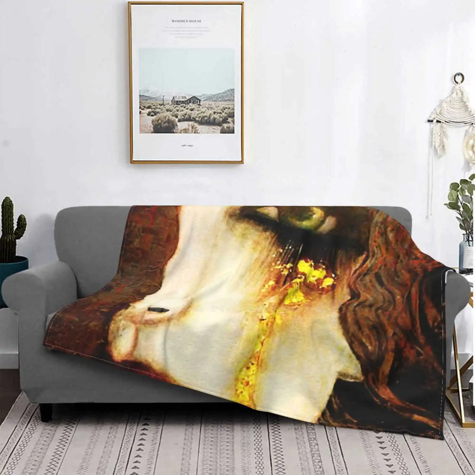 Golden Tears ’s Tears Of Gold Anne Marie Zimmerman ( School Of Klimt ) Air Conditioning Blanket Soft Throw Blanket Gustav Klimt