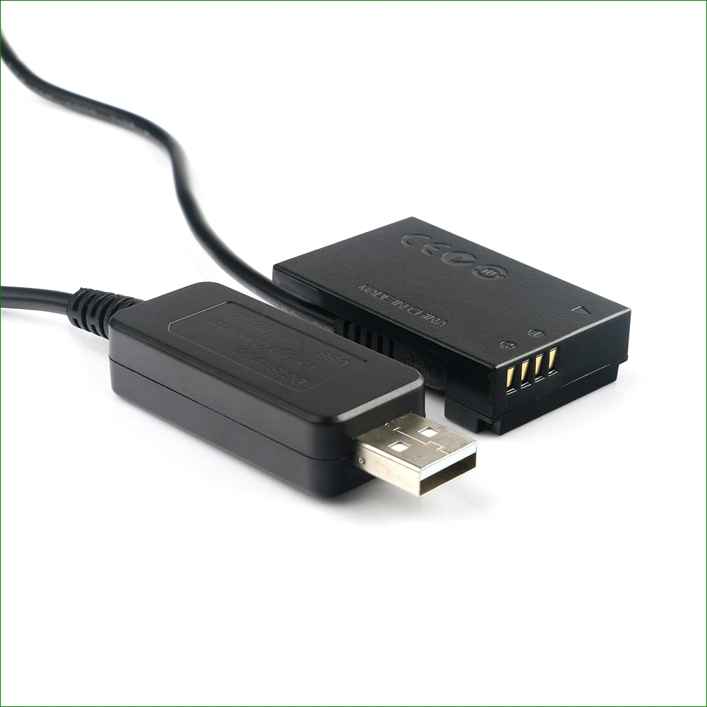 5V USB LP E12 LPE12 ACK-E15 DR-E15 манекен Батарея & DC Мощность банк USB кабель для цифровой однообъективной зеркальной камеры Canon EOS 100D Rebel SL1 поцелуй X7 Мощность выстрел SX70 HS