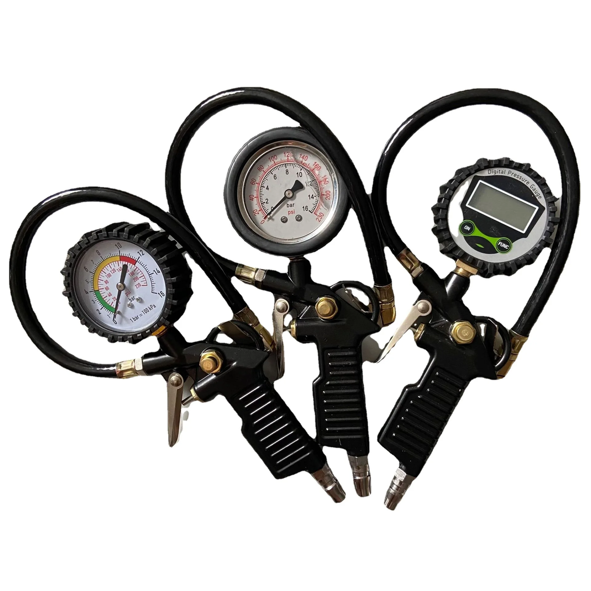 Car Tire Pressure Gun Pressure Gauge Air Pressure Gauge Digital Tire Pressure Test Gauge Car Tire Pressure Gauge Filling Gun