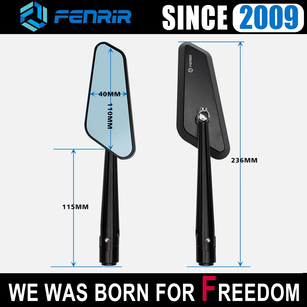 FENRIR motorcycle mirror for suzuki GSR250 GSX400 GSR400 SV400 SV650 GSR750 honda Kawasaki Yamaha KTM triumph ducati husqvarna