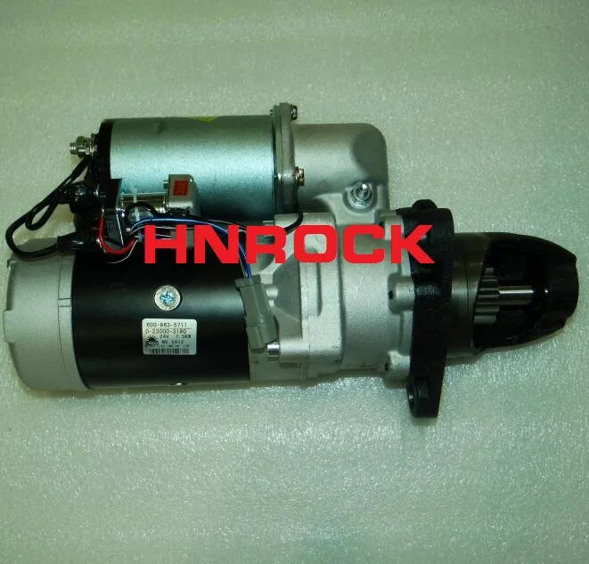 

NEW HNROCK 24V 7.5KW STARTER 600-863-5711 600-863-5712 6008635712 0230003340 0-23000-3180 FOR KOMATSU WA380E PC300E-7