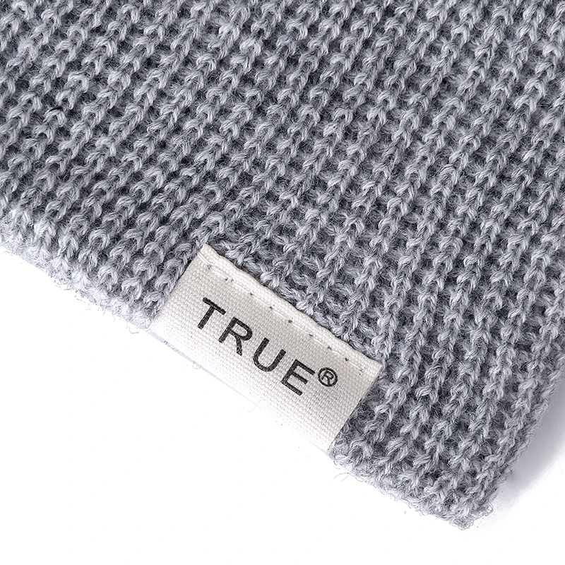 New 11 Colors Letter True Casual Beanies for Men Women Girl Boy Fashion Knitted Winter Hat Solid Hip-hop Skullies Hat Unisex Cap