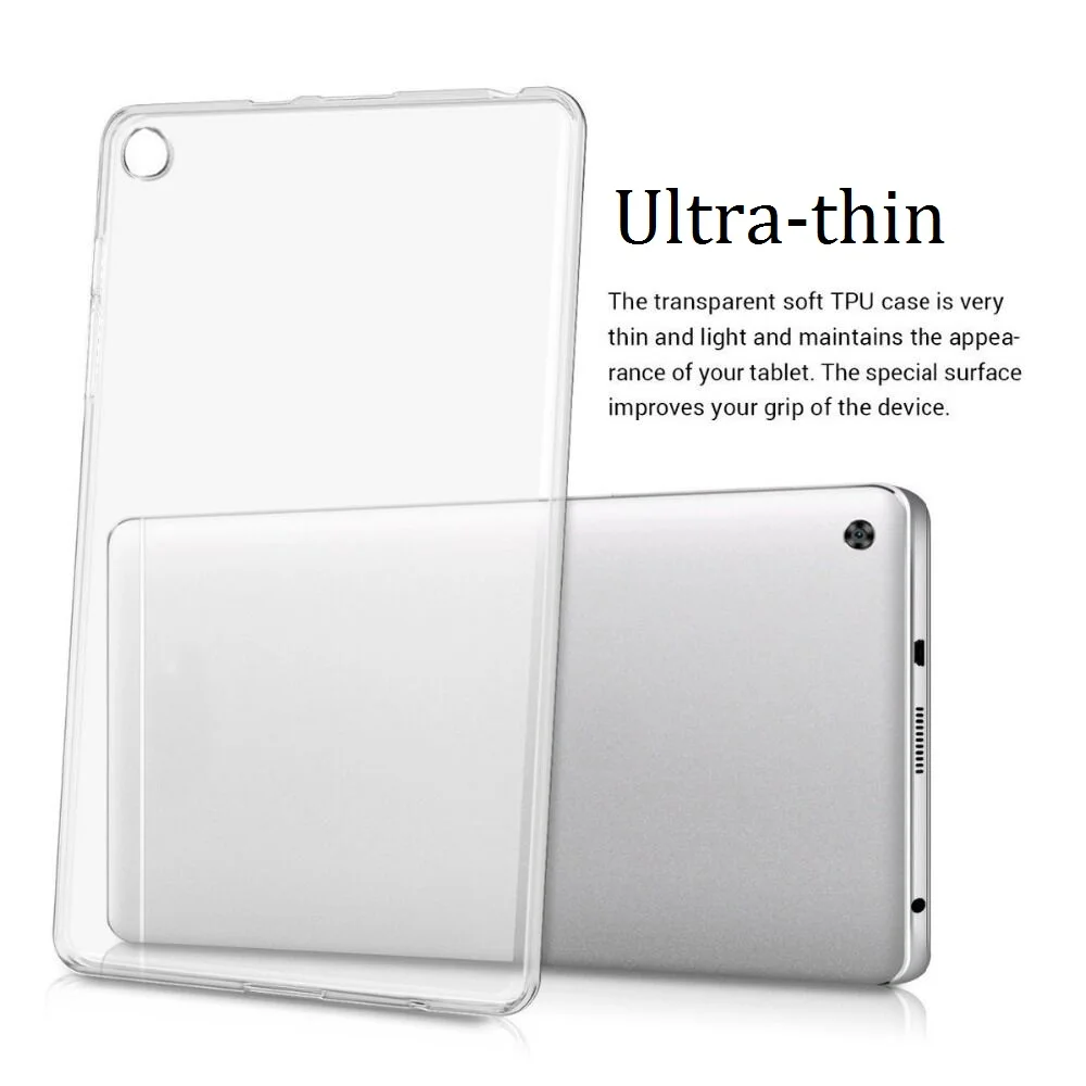 Ultra-thin Transparent Soft TPU Case For Xiaomi Mi Pad mipad 1 2 4 Plus Case TPU Clear Funda For Xiaomi Mi Pad 4 Plus Cover 10.1