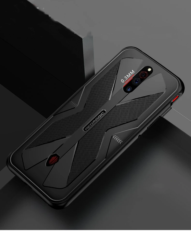 Nubia Red Magic 6R 6 6S 7 Pro Luxury Case Red Magic 5G 5S Soft Silicone Carbon Fiber Phone Protection Back Cover Shockproof Case