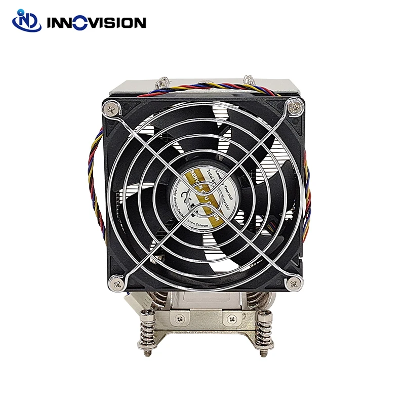 High performance LGA2011 Narrow /2066 Active CPU cooler 5*heating pipes server heatsink for 4U server/workstation