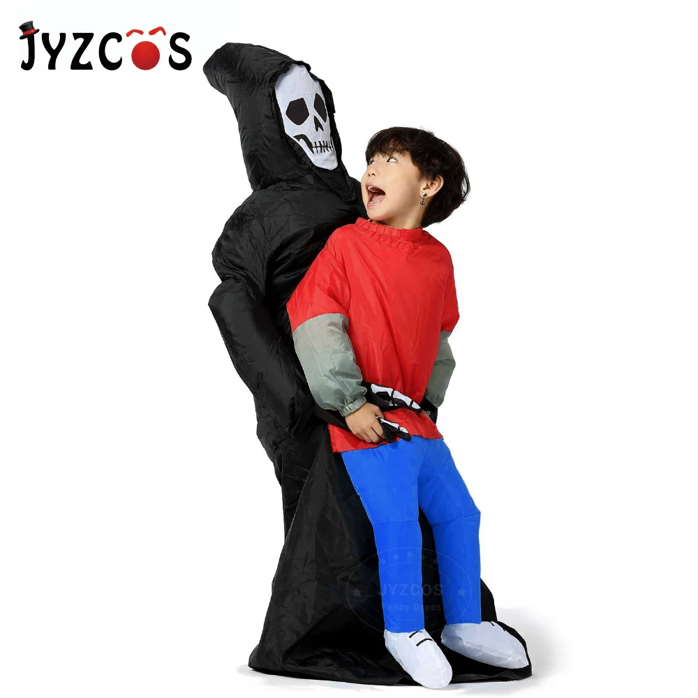 

JYZCOS Inflatable Grim Reaper Costume Halloween Costumes for Women Man Kids Party Cosplay Costume