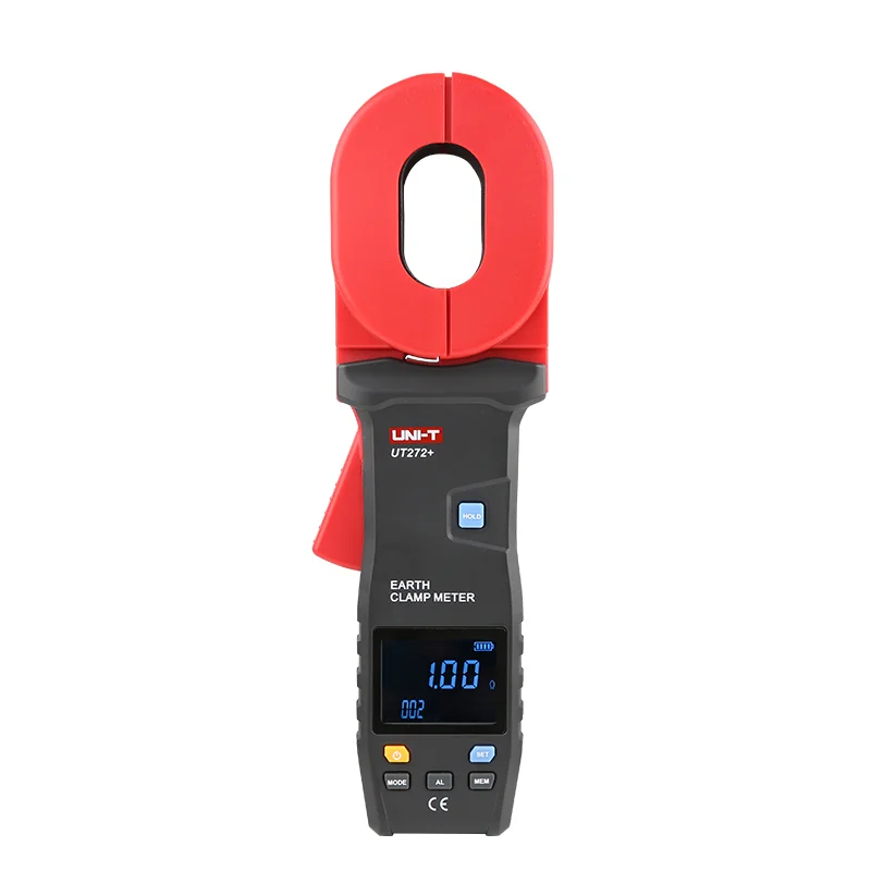 UNI-T التأريض المقاومة متر UT272 + UT273 + UT275 + الرقمية المشبك الأرض الأرض تستر تسرب الحالي حلقة المقاومة اختبار