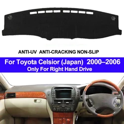 2 Layers Car Auto Inner Dashboard Cover Dashmat Pad Carpet Dash Mat For Lexus Toyota Celsior (Japan)  2000 –2006 2003 2004 2005