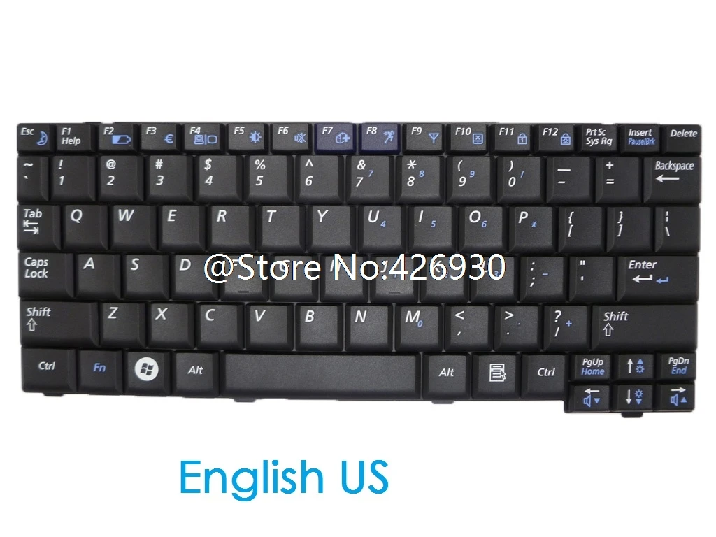 

Laptop Keyboard For Samsung NC10 ND10 N140 N128 N130 N110 N108 N135 English US Swiss SW Spain SP Nordic NE Latin America LA New