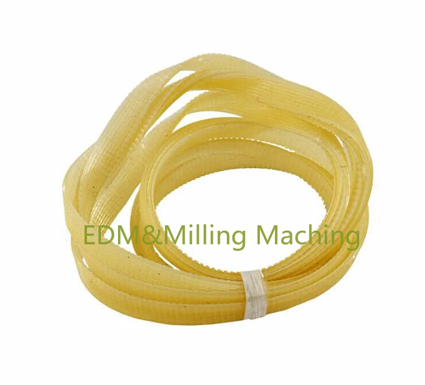 2PCS High Quality Milling Machine Wheel Balance Machine Transmission CNC PU Belt 6 Concave 7 Convex 96cm Car Repair DURABLE