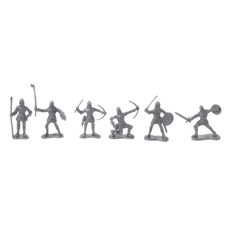 14Pcs/set Toy Catapult Soldier Figures Playset Chariot