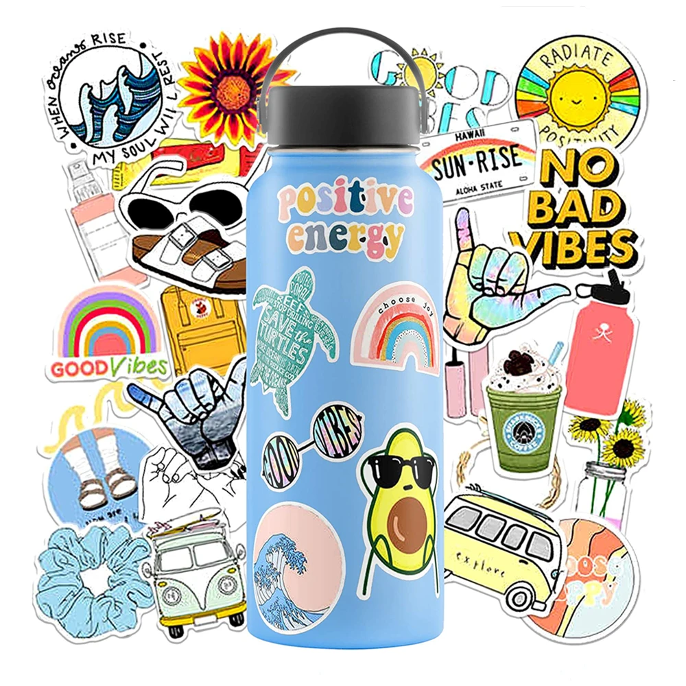 VSCO Stickers for Hydro Flask Stickers 35 Pack Waterproof VSCO Stickers  Laptop Skin Stickers Cute Vinyl Stickers for Vsco Girl