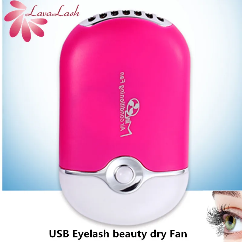 Mini Portable USB Eyelash Extension Fan Air Conditioning Blower Eyelash Glue Fan Grafted Lashes Dedicated Dryer Makeup Tools