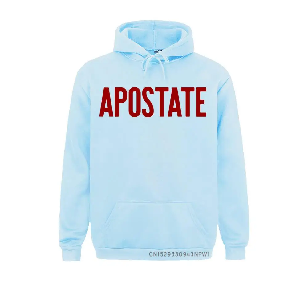 APOSTATE Funny Atheism Meme Gift Godless Atheist Pullover YouthfulPrinting Hoodies Labor Day Cute Hoods Men Sweatshirts