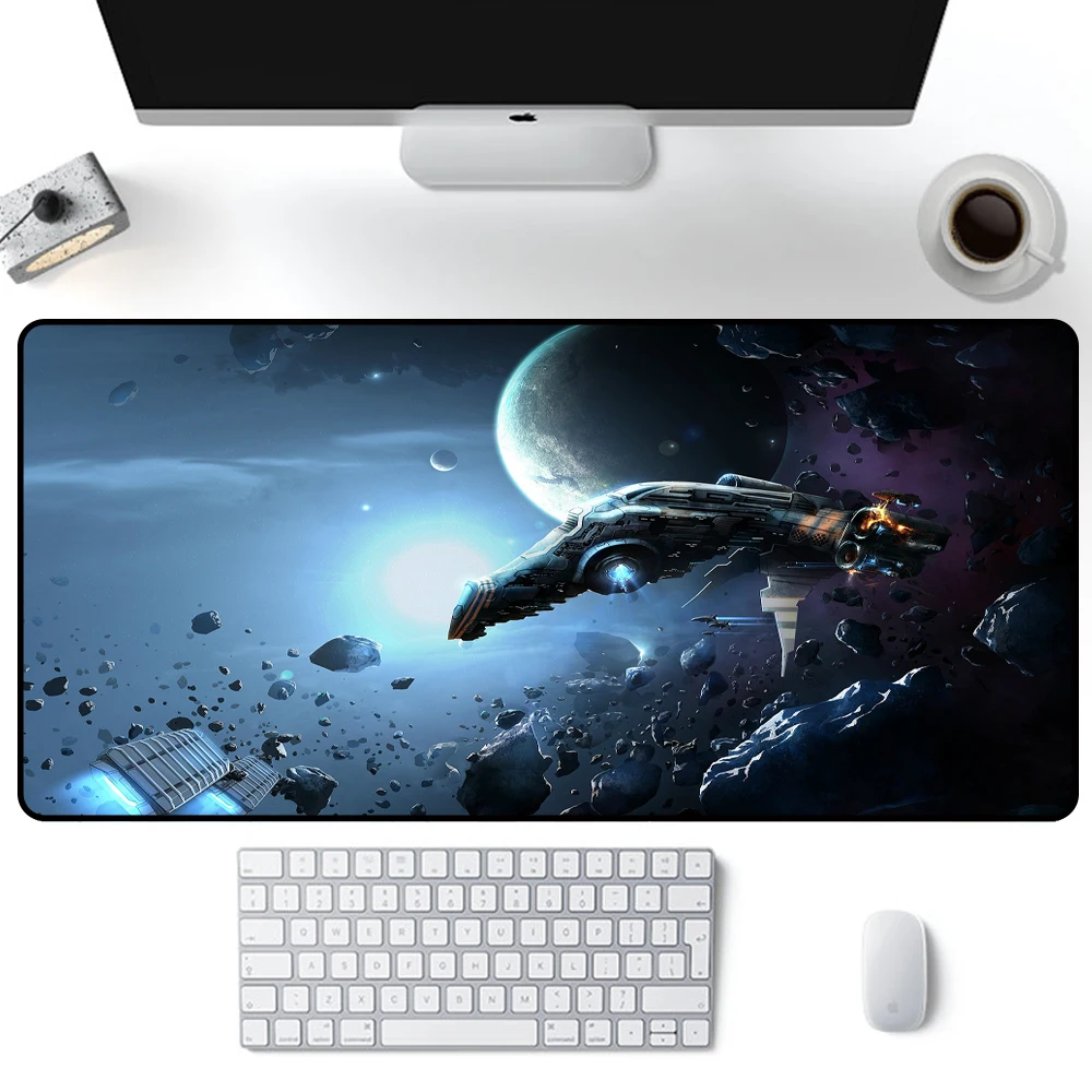 Mouse Pad EVE Online Mouspad Gaming Gamer Pad Office Accessories Desk Mat 900x400 Computer Mat Extended Pad Desk Protector