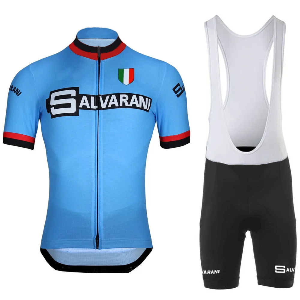 2020 SALVARANI Cycling Jersey Set Italy Complete Cycling Clothing Men\'Road Racing Bike Suit Bicycle Bib Shorts MTB Pants Clothes