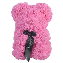 Soap Foam Bear and Roses Gift for Women #3